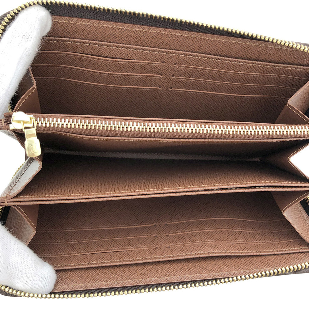 Louis Vuitton Zippy Monogram Canvas Round Zip Long Wallet Brown - Picture 4 of 7